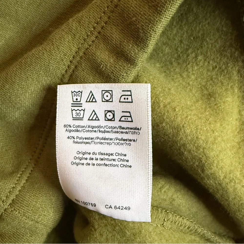 Scotch & Soda 1/4 Zip Green Fleece Pullover & Jogger Sweatpants Matching Set